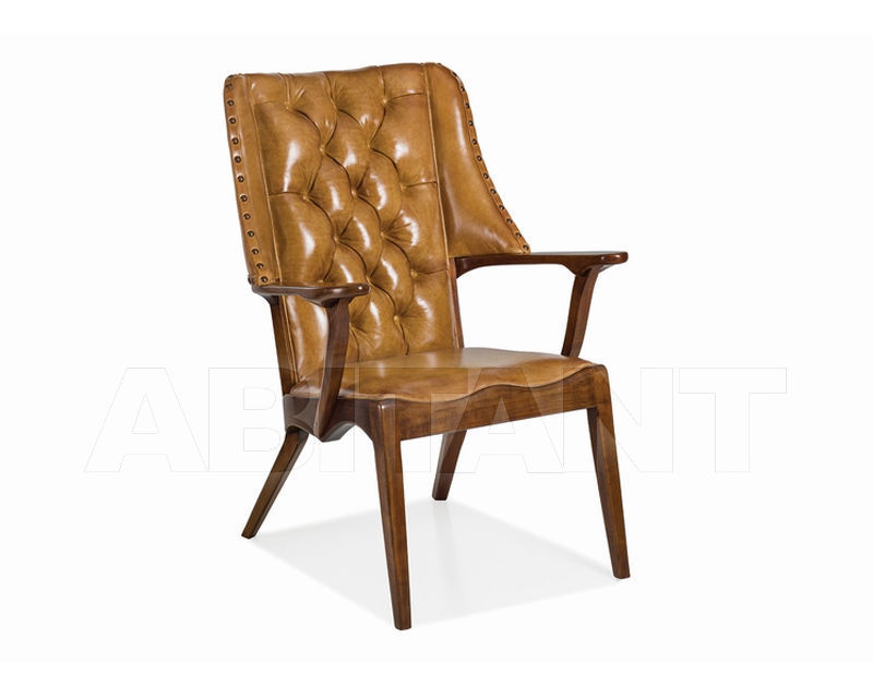 Купить Стул с подлокотниками Braiding Tufted Hancock & Moore  2017 6124-1-T