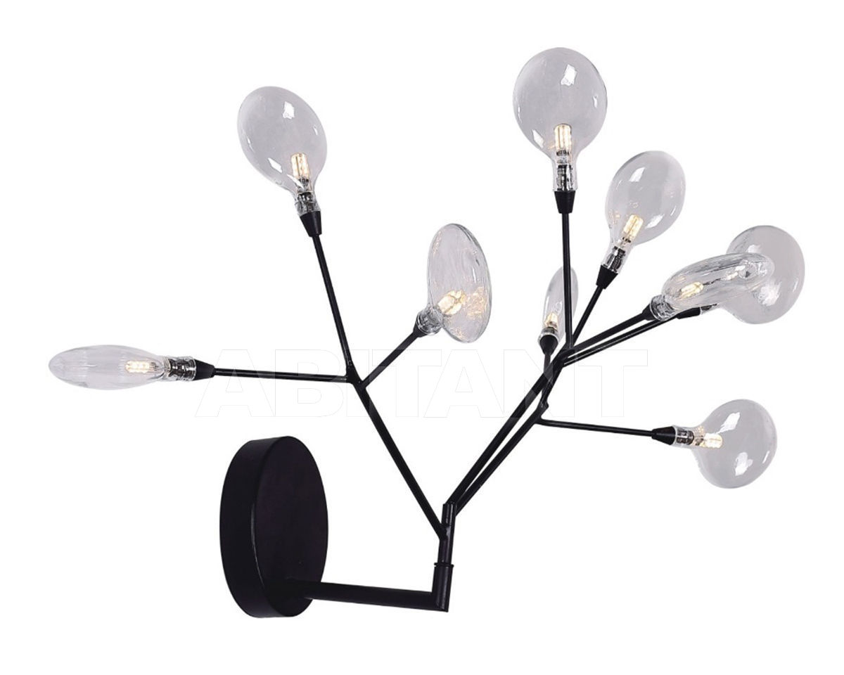 Купить Светильник настенный Crystallux 2018 EVITA AP9 BLACK/TRANSPARENT