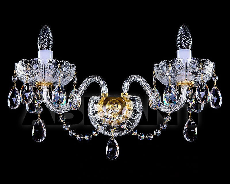 Купить Бра Art Glass 2018 ANTONIE 0004/02/20 BRASS ANTIQUE SP