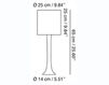 Лампа настольная Dana Home switch Home 2012 SM1608 C04 Современный / Скандинавский / Модерн