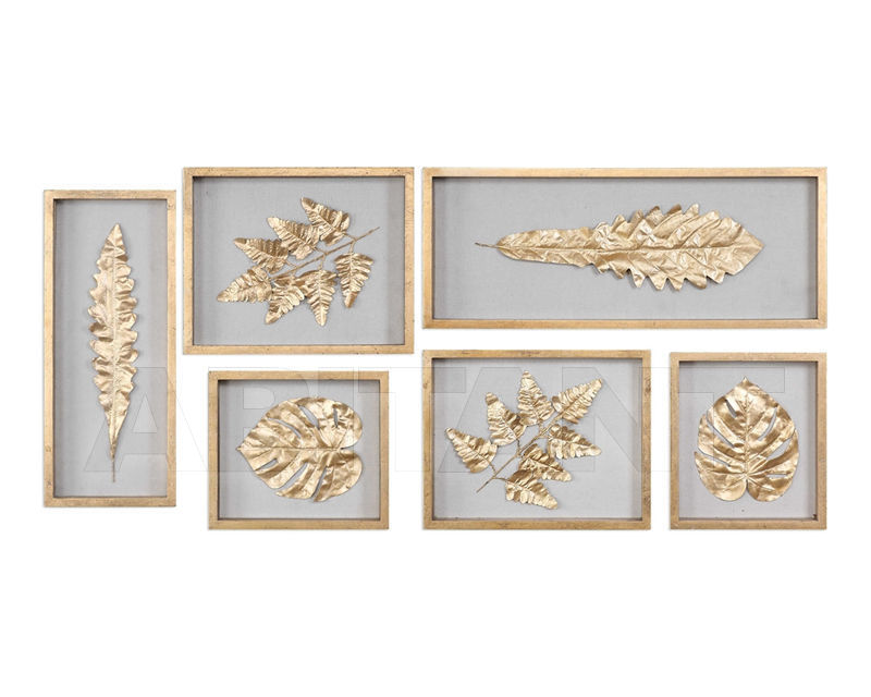 Купить Декоративное панно Golden Leaves Uttermost 2018 04074