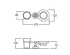 Стакан для зубных щеток Simas Accessories 260207 Современный / Скандинавский / Модерн