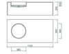 Раковина подвесная Block Planit Perfection block 3 Современный / Скандинавский / Модерн