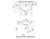 Раковина накладная Vitra ARKITEKT 4047B003-0001 Современный / Скандинавский / Модерн