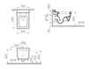 Унитаз подвесной Vitra T4 4464B003-0075 Современный / Скандинавский / Модерн