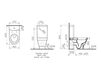 Унитаз напольный Vitra FORM 500 4303B003-0075 Современный / Скандинавский / Модерн