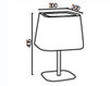 Лампа настольная Faro Home 2013 29955 Современный / Скандинавский / Модерн
