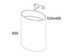 Раковина напольная Moma design Bathroom Collection LTJ07385 Современный / Скандинавский / Модерн
