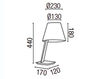 Лампа настольная Faro Home 2013 68500 Современный / Скандинавский / Модерн
