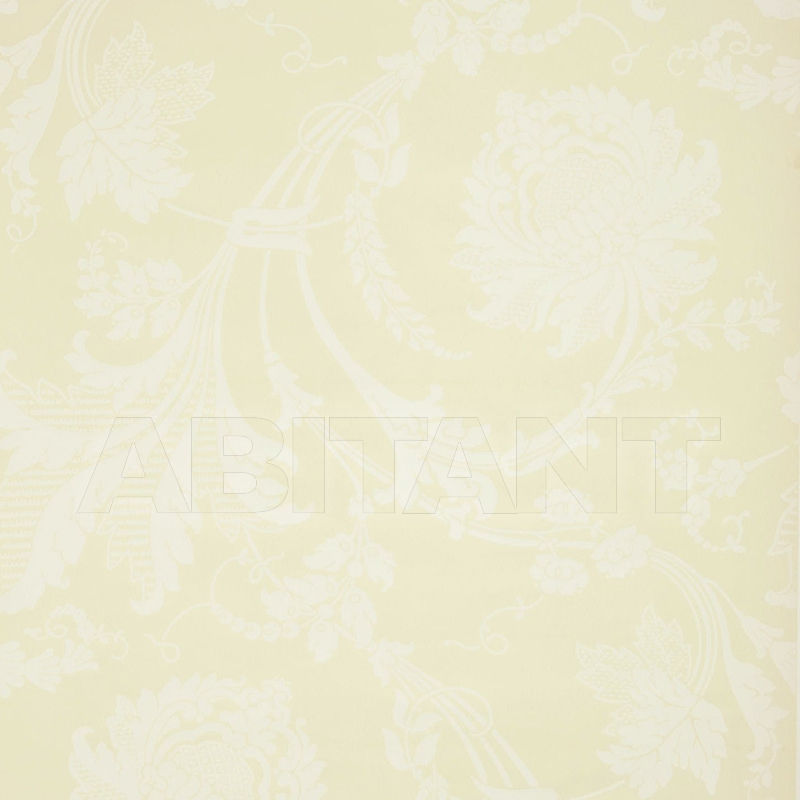 Купить Бумажные обои UPTON DAMASK WHITE ON Brunschwig & Fils 2018 BR-69132.005.0