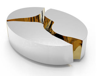 Столик журнальный Boca Do Lobo by Covet Lounge 2018 LAPIAZ OVAL Center Table | Inox