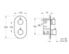 Встраиваемый смеситель Vitra AquaHeat  A47024 Современный / Скандинавский / Модерн