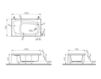 Ванна Vitra Ida Ida 120X70 53410001000 Современный / Скандинавский / Модерн