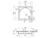 Душевой поддон Vitra Universal Square Flat 100X100 52930001000 Современный / Скандинавский / Модерн