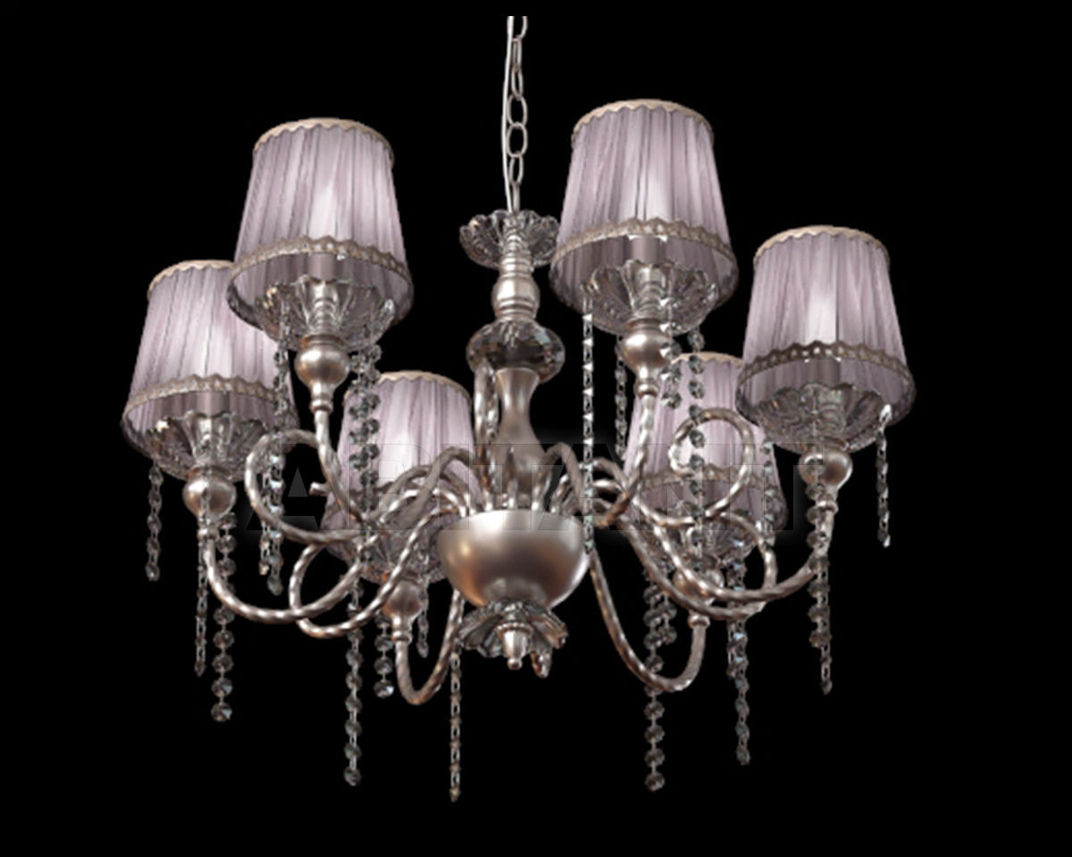 Купить Люстра  Crystallux 2018 ALEGRIA SP6 SILVER-BROWN
