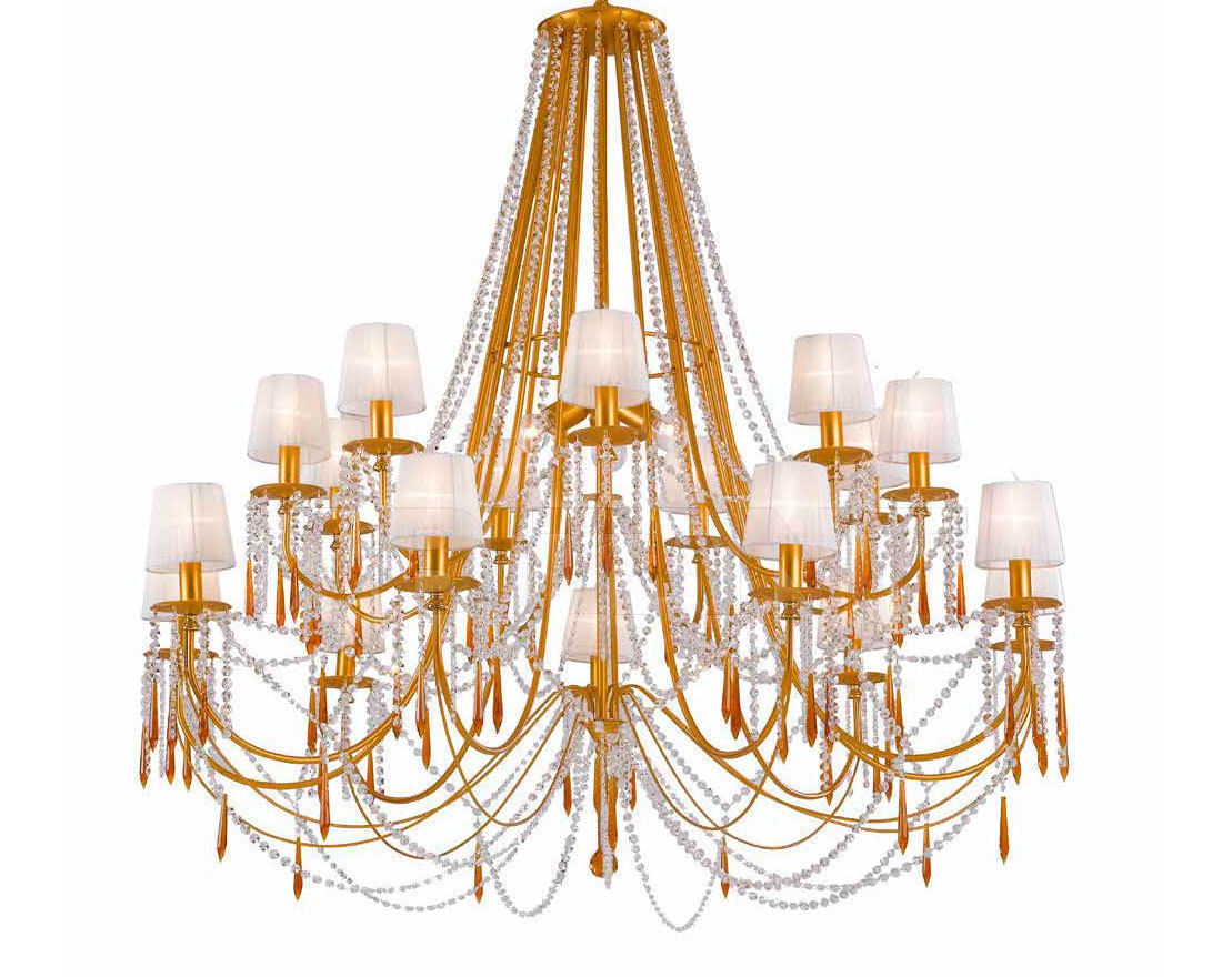 Купить Люстра Artigiana Lampadari Classic GIOTTO/18+3
