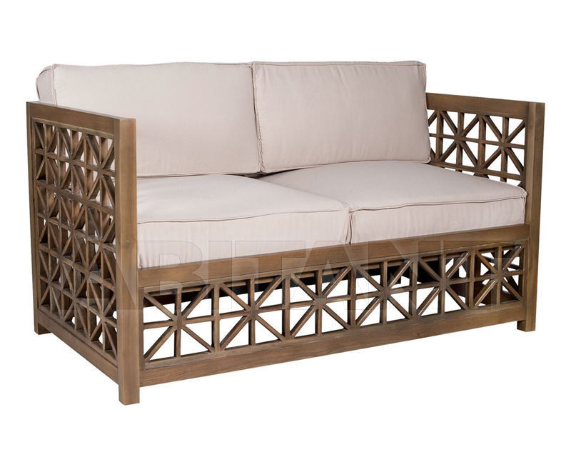 Купить Диван для террасы Vincent Lattice ELK GROUP INTERNATIONAL GuildMaster 6517506BU