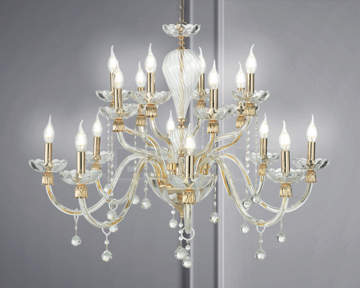 Купить Люстра Ciciriello Lampadari s.r.l. Lighting Collection LP.ROXANNE/16