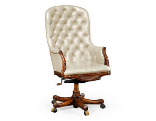 Кресло для кабинета Jonathan Charles Fine Furniture Buckingham 494396-MAH-L025