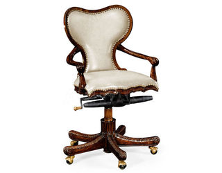 Кресло для кабинета Jonathan Charles Fine Furniture Buckingham 494289-MAH-L025