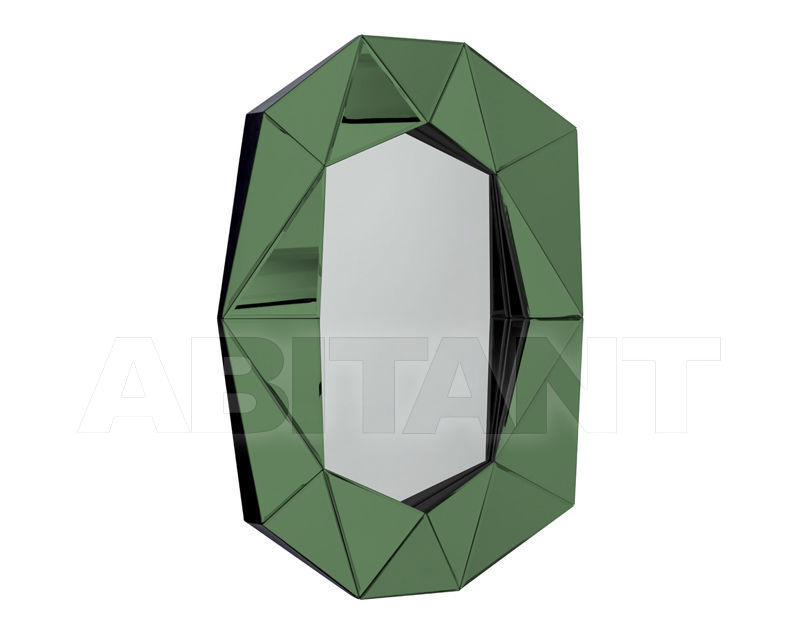 Купить Зеркало настенное Reflections by Hugau 2020 DIAMOND LARGE green