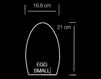 Лампа настольная Imagilights 2013 EGG SMALL White Современный / Скандинавский / Модерн