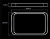 Лампа настольная Imagilights 2013 TRON RECTANGULAR Современный / Скандинавский / Модерн