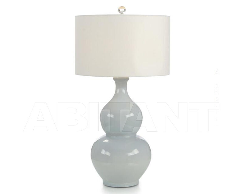 Купить Лампа настольная Soft Blue Crackle Glaze Ceramic John Richard 2021 JRL-10203