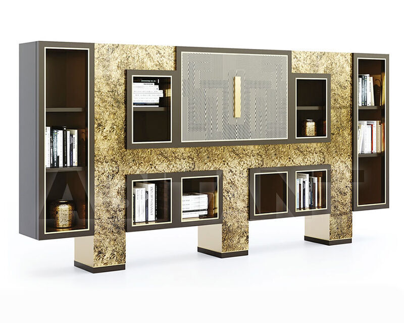 Купить Шкаф книжный COBB Asnaghi 2024 COB001SX+COB004+COB001DX