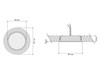 Встраиваемый светильник Egoluce Recessed Lamps 6251.31         Современный / Скандинавский / Модерн