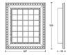 Стеллаж Vismara Design Classic FRAME -120 CLASSIC 3 Современный / Скандинавский / Модерн