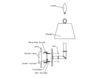 Бра Hudson Valley Lighting Standard 922-PN Современный / Скандинавский / Модерн