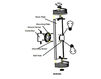 Фасадный светильник Hudson Valley Lighting Standard 563-PN Современный / Скандинавский / Модерн