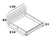 Кровать Target Point Imbottiti BD427/2 6608 Современный / Скандинавский / Модерн