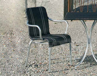 Стул с подлокотниками Frigerio Carlo Funny Wicker PB4