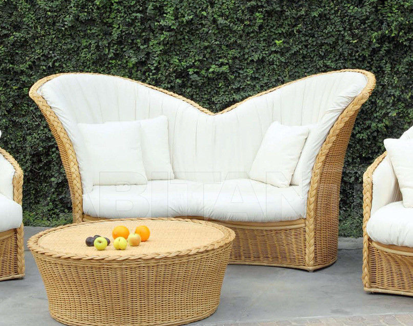 Купить Диван для террасы Frigerio Carlo Funny Wicker MANU 2 seater sofa 