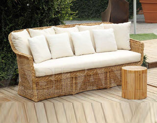 Диван для террасы Frigerio Carlo Rattan Living ELOISE 3 seater sofa