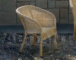 Стул с подлокотниками Frigerio Carlo Rattan Living WF106 armchair