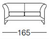 Диван Dema Firenze Dema ottomanne  Sofa 165 Современный / Скандинавский / Модерн