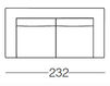 Диван Dema Firenze Dema arches  Sofa 232 Современный / Скандинавский / Модерн