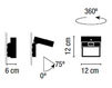 Светильник-спот Vibia Grupo T Diffusion, S.A. Wall Lamps 7940. 04 Современный / Скандинавский / Модерн