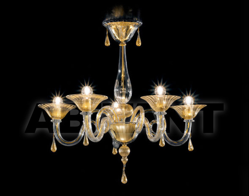 Купить Люстра Sylcom s.r.l. Suite 1380/5 D CR.ORO