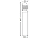 Фасадный светильник Landa illuminotecnica S.p.A. Bollards 800.100 Современный / Скандинавский / Модерн