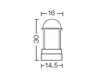 Фасадный светильник Landa illuminotecnica S.p.A. Bollards 801.03 Современный / Скандинавский / Модерн