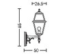 Фасадный светильник RM Moretti  Esterni 380.0.3 Классический / Исторический / Английский