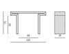 Консоль Porada New Work Miyabi console 120 Современный / Скандинавский / Модерн