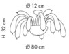 Люстра Sil.Lux s.r.l. Sil Lux LS 5/254 Современный / Скандинавский / Модерн