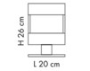 Лампа настольная Sil.Lux s.r.l. Sil Lux LT 1/232 Современный / Скандинавский / Модерн