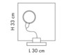 Лампа настольная Sil.Lux s.r.l. Sil Lux LT 1/280 Современный / Скандинавский / Модерн