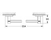 Держатель для полотенец ESSENTIALS Grohe 2012 40 366 000 Современный / Скандинавский / Модерн